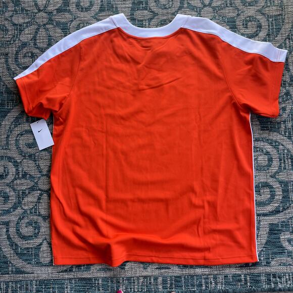 Nike Team Engineered Baseball Men's Jersey Orange White - Size XXL - Picture 2 of 6